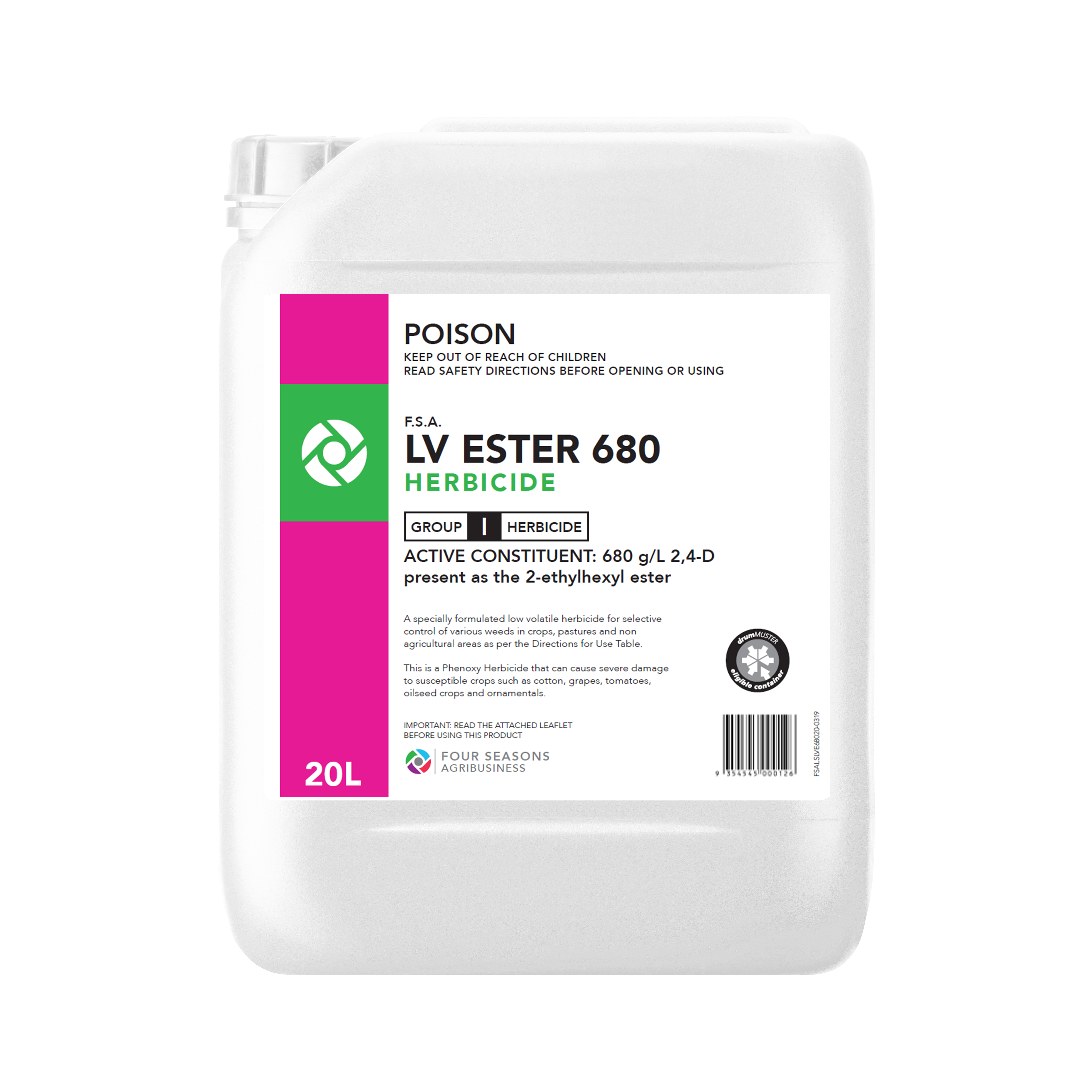 F.S.A. LV Ester 680 Herbicide