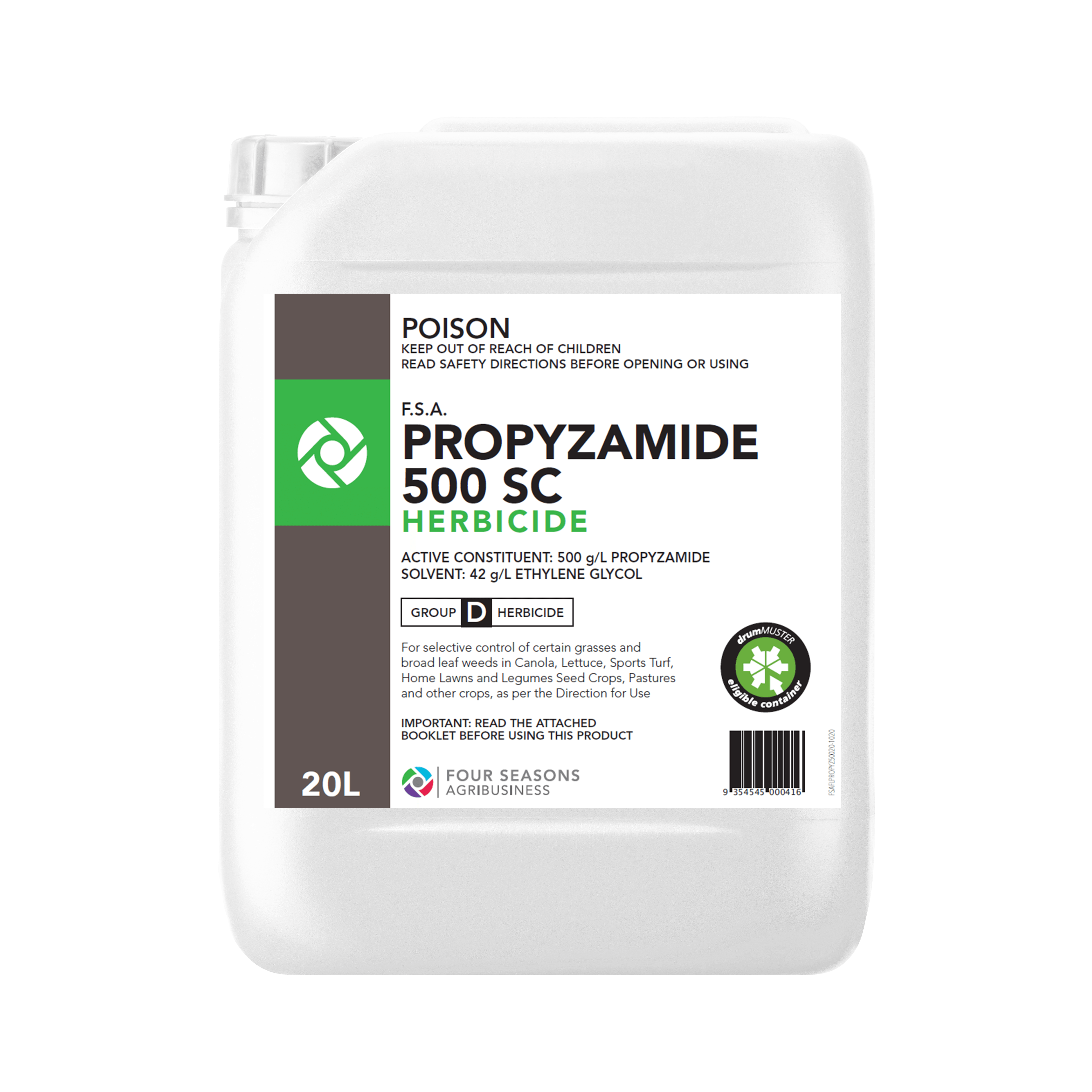 F.S.A. Propyzamide 500 SC Herbicide