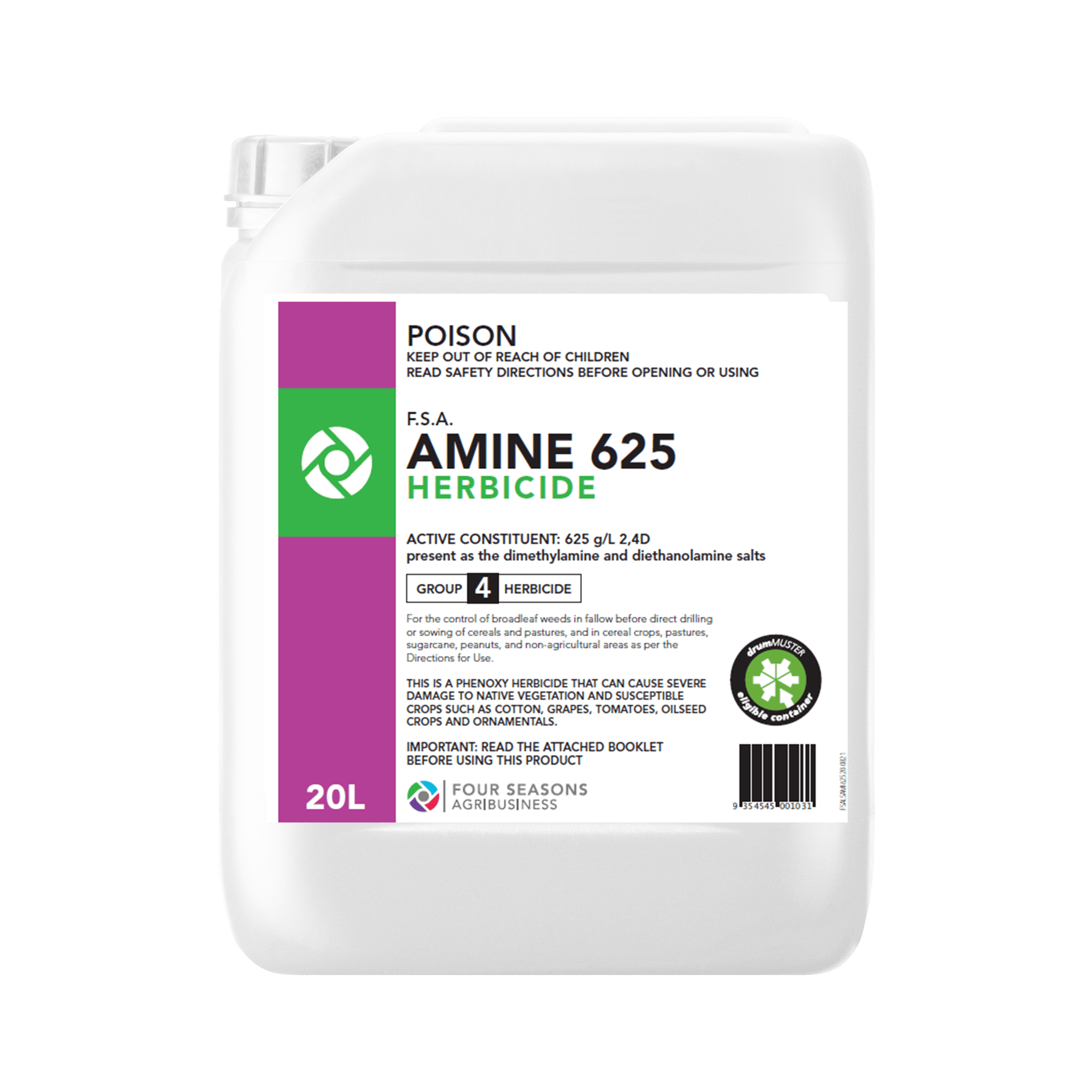 F.S.A. Amine 625 Herbicide