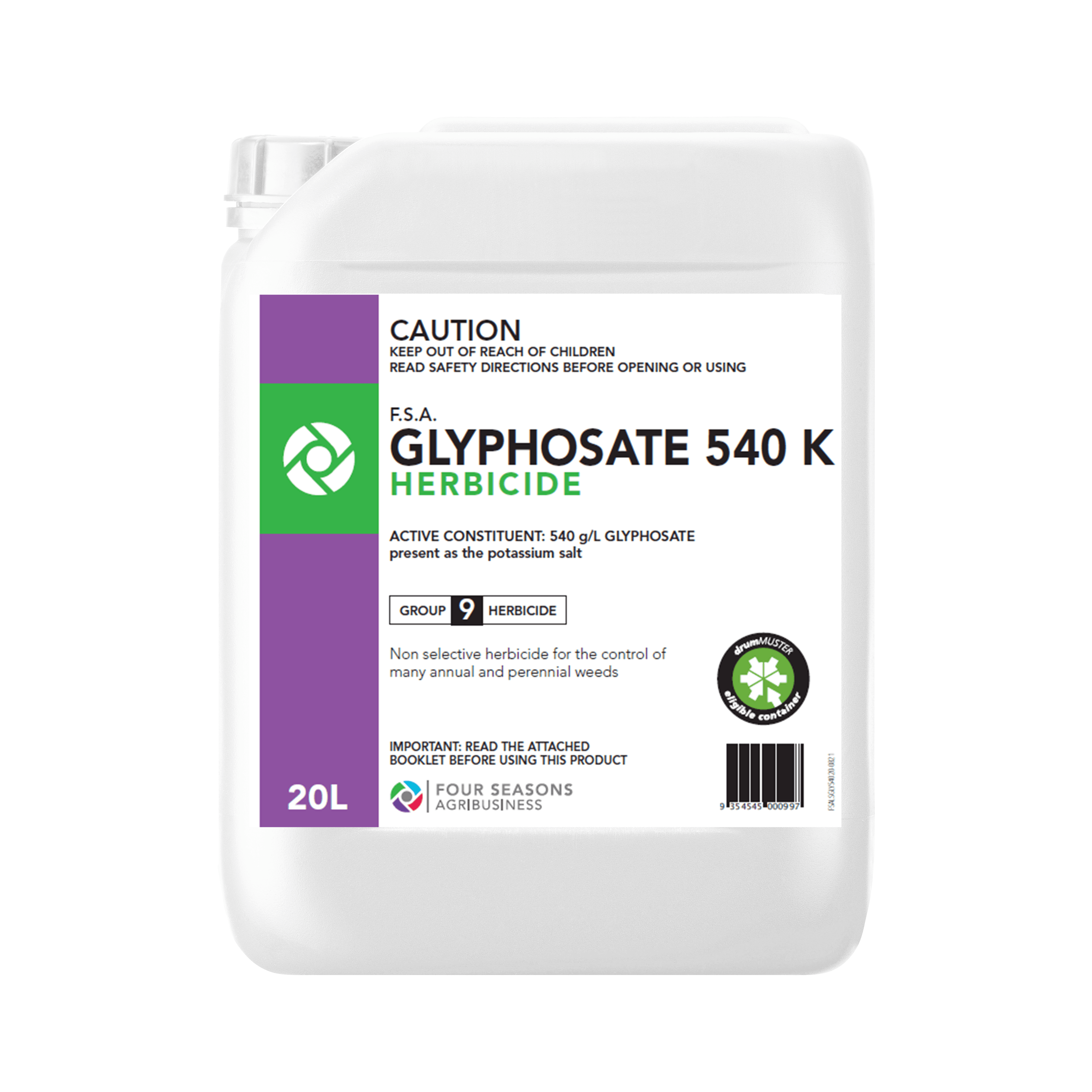 F.S.A. Glyphosate 540 K Herbicide