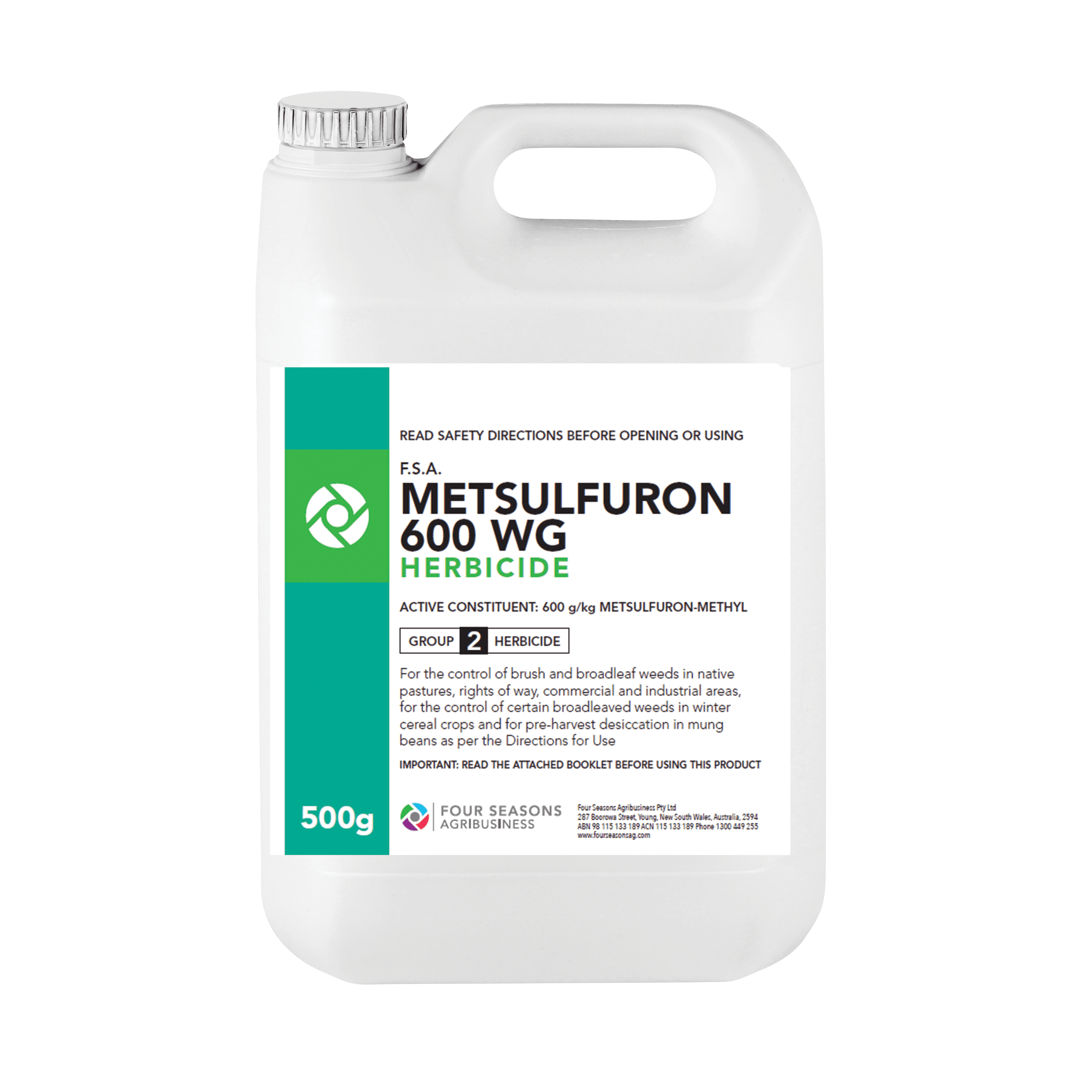 F.S.A. Metsulfuron 600 WDG Herbicide