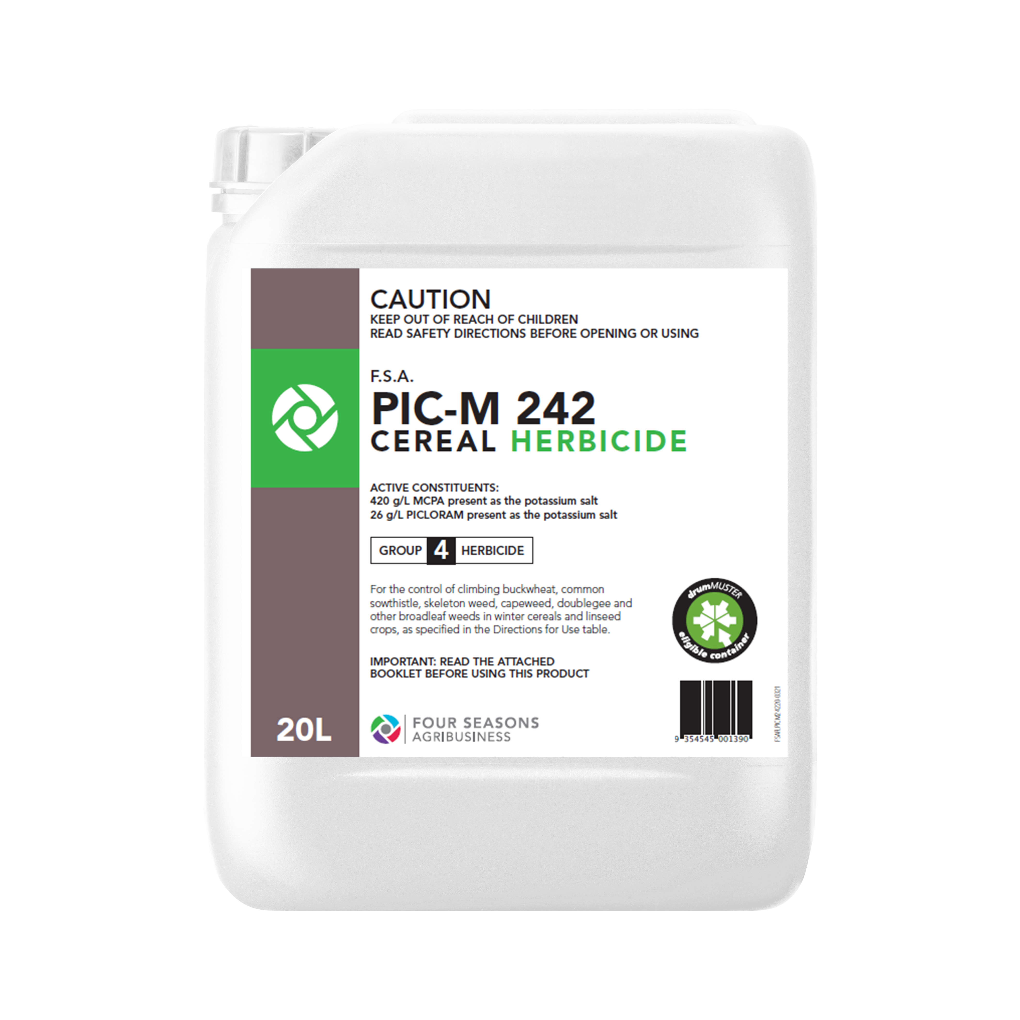 F.S.A. PIC-M 242 Cereal Herbicide
