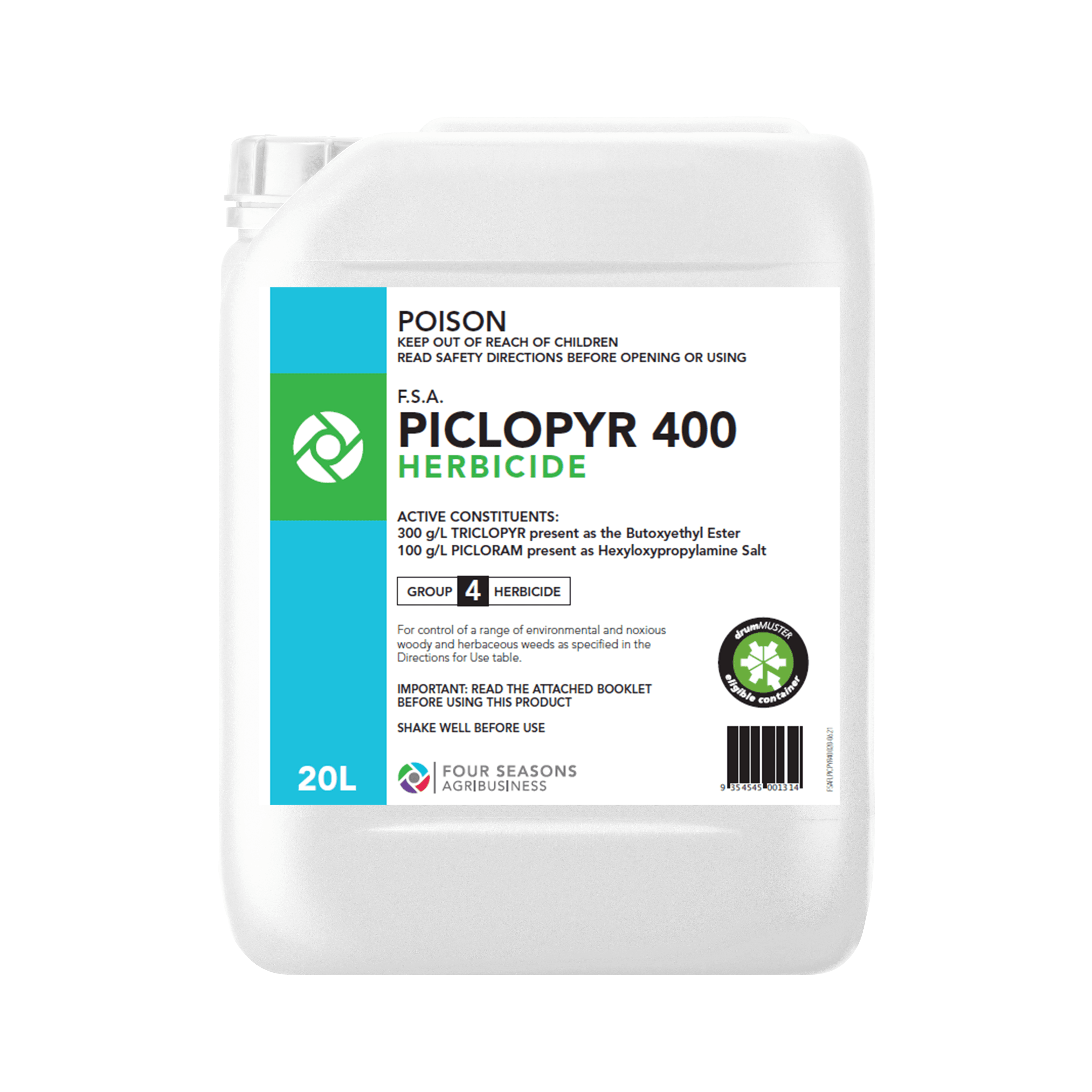 F.S.A. Piclopyr 400 Herbicide