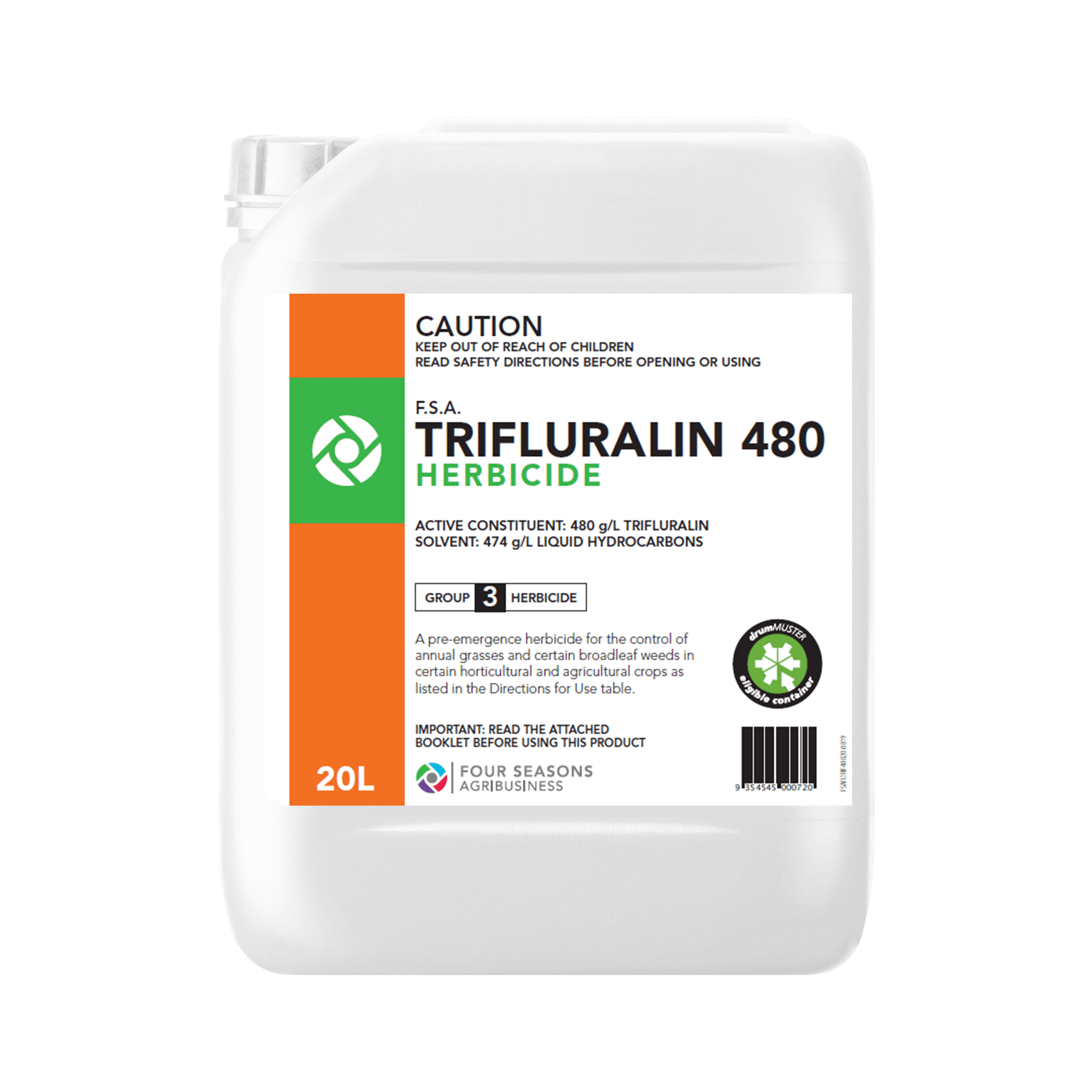 F.S.A. Trifluralin 480 Herbicide