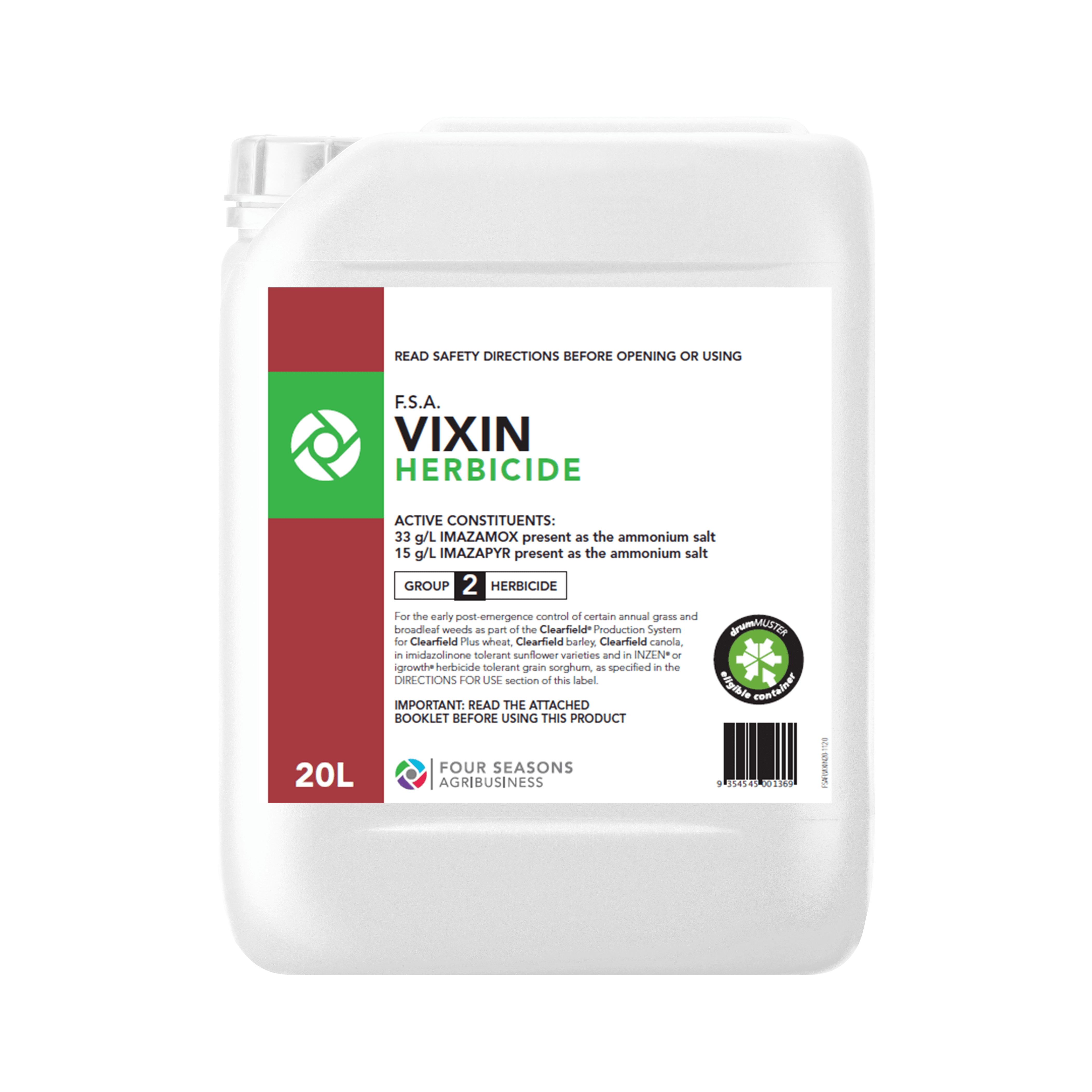 F.S.A. VIXIN Herbicide