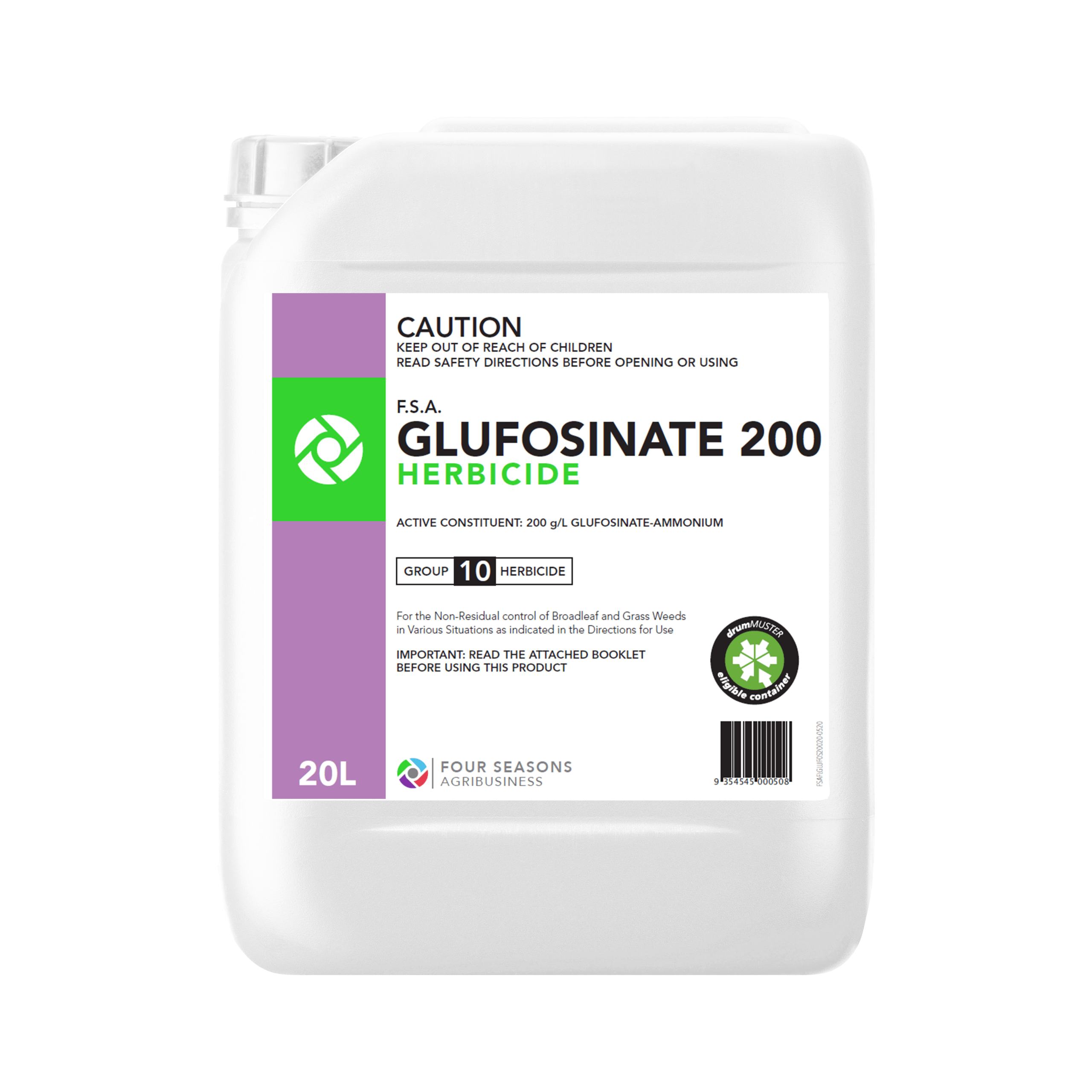 F.S.A. Glufosinate 200 Herbicide